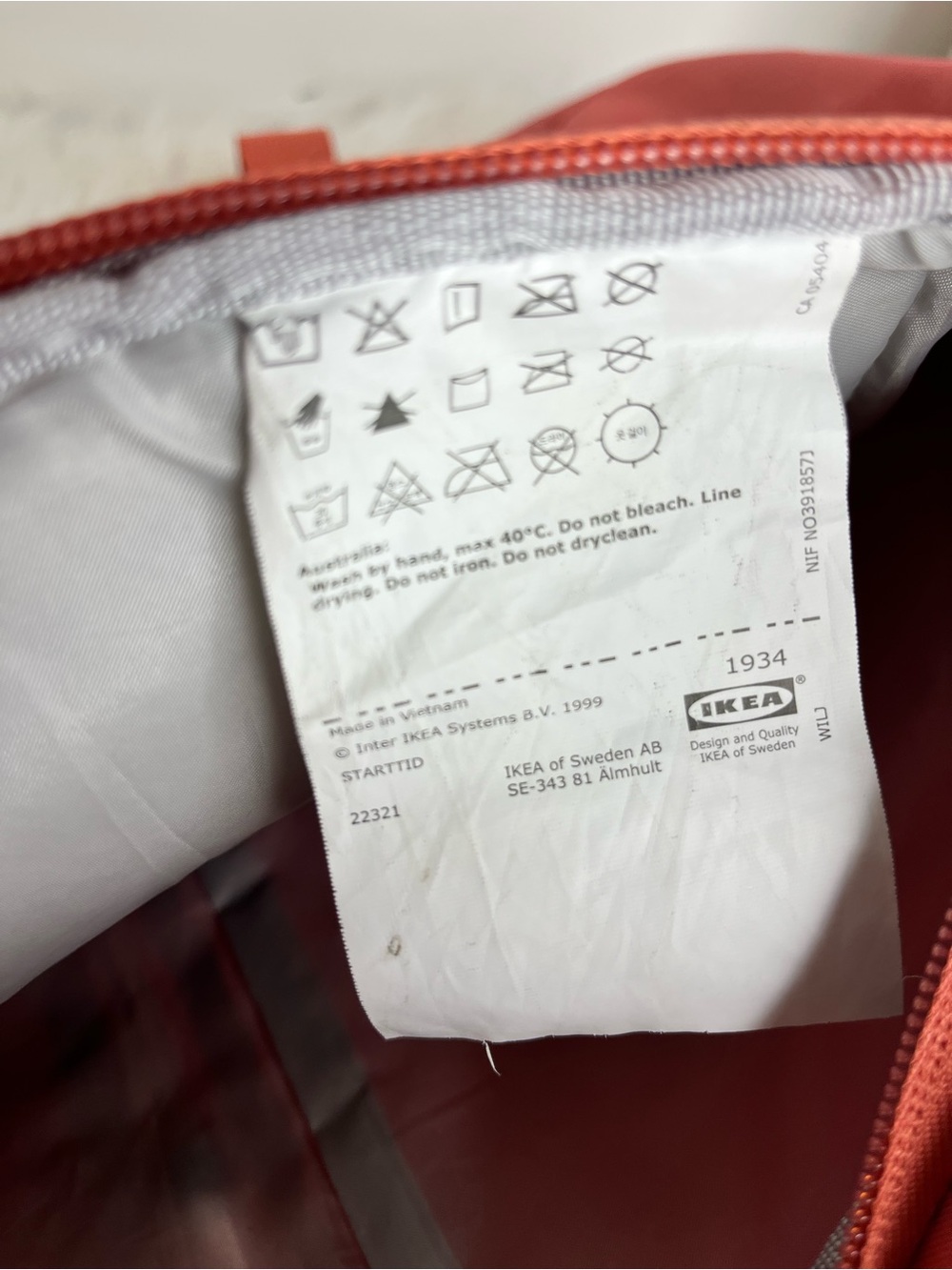IKEA Salmon Roll-Top Backpack/Laptop - Picture 10 of 14